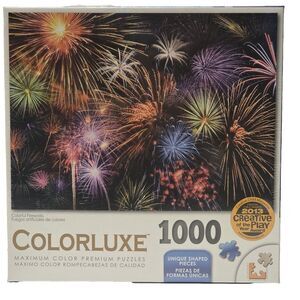 Sealed Colorluxe 1000 Piece Premium Jigsaw Puzzle Fireworks NEW